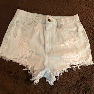 Juniors Hollister Jean Shorts